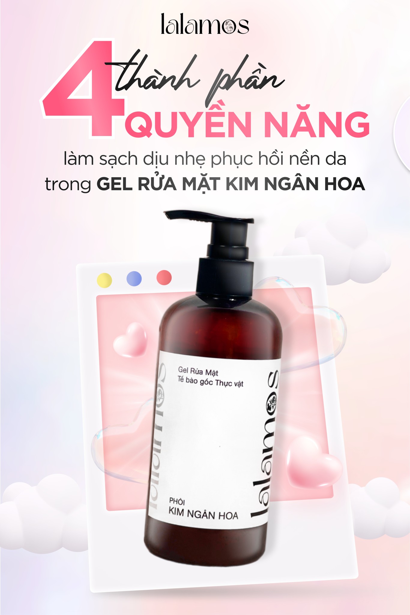 Thành phần quyền lực trong gel rửa mặt